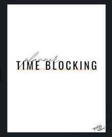  Time Blocking Planner